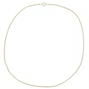 Girocollo maglia serpentina mm. 1.1 in Gold filled x 45 cm