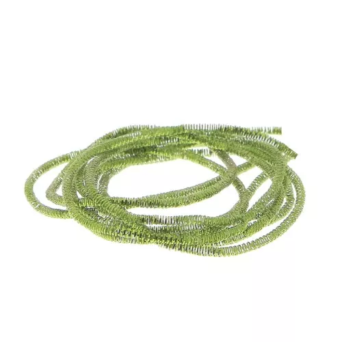 Canetille arricciate per ricamo - Spille e gioielli ricamati 1 mm - Verde chiaro x5g