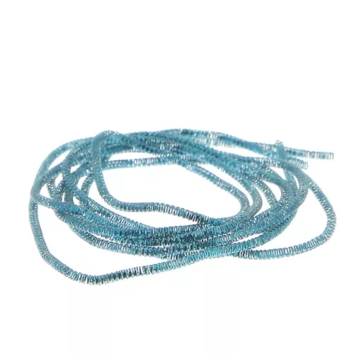 Canna ricamata per ricamo - Spille e gioielli ricamati 1 mm - Smalto blu x5g