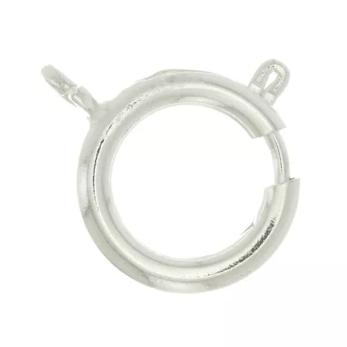 Chiusura a molla 16 mm - Placcatura argento fino x1