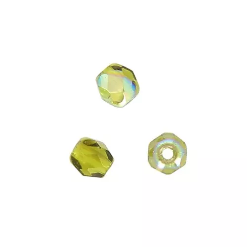 Sfaccettate mm. 4 Olivine AB x50