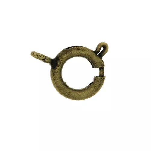 Chiusura a molla 9 mm - Bronzo x1