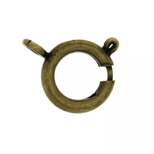 Chiusura a molla 12 mm - Bronzo x1