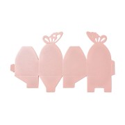 Scatola regalo farfalla da montare 6x6x4 cm - Rosa scintillante x5|raw }}