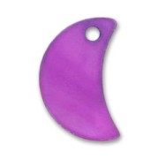 Mezza luna Madreperla mm. 13 Amethyst x10|raw }}