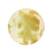 Cabochon tondo in acetato 18 mm - Guscio di tartaruga - Lichen - Dorato x1|raw }}