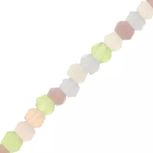 Rondelle sfaccettate 2x1.5 mm - Multicolore chiaro x33cm