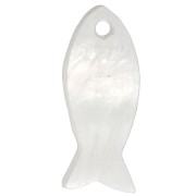 Perle di pesce in madreperla da 21,5 mm - Naturale x10