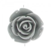 Rosellina mm. 25 Grigio x1