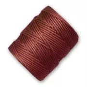 Filo C-Lon Tex 400 Bead Cord mm. 0,90 Mahogany x m. 35