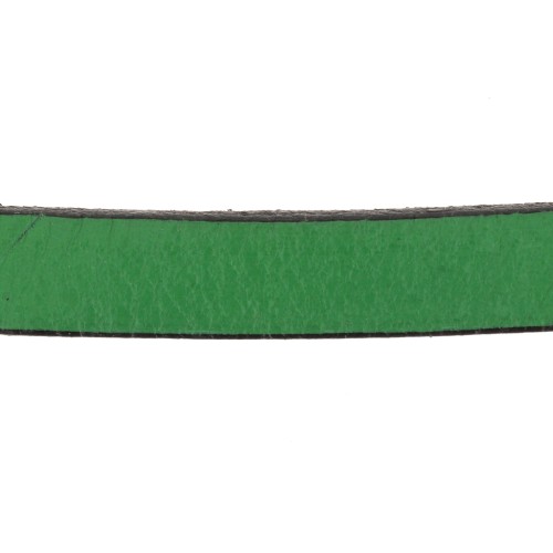 Laccetto cuoio mm. 10 Verde abete x30cm