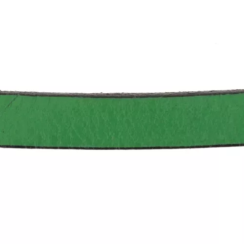 Laccetto cuoio mm. 10 Verde abete x30cm