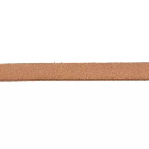 Laccio di cuoio 5x2 mm - Naturale x30cm