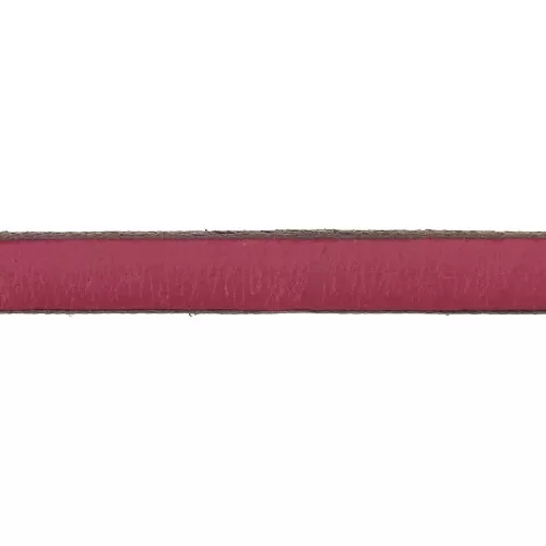 Laccetto cuoio mm. 5x2.1 Fucsia x30cm