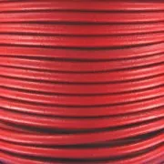 Cordoncino in pelle europeo da 4 mm - Rosso x 1 m