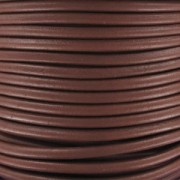 Cordoncino in pelle europea da 4 mm - Cioccolato x 1 m