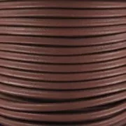 Cordoncino in pelle europea da 4 mm - Cioccolato x 1 m