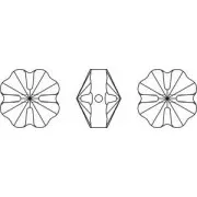 PureCrystal Clover 5752 12 mm - Cristallo rame x1