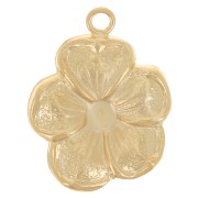Ciondolo fleur 14x11 mm - Gold filled x1|raw }}