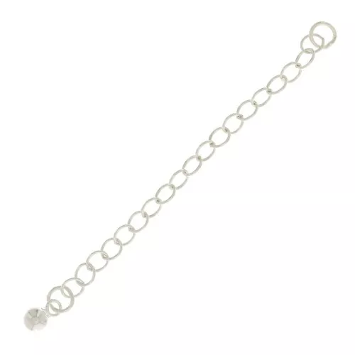 Catenina di estensione pallina maglia Forzatina 60x2.75 mm in Argento 925 x20