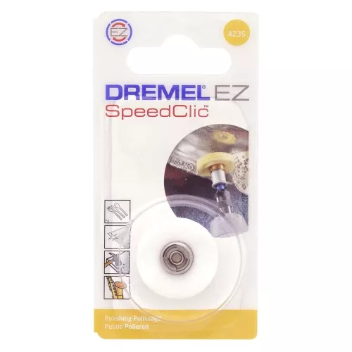 DREMEL® : EZ Speedclic - Disco di lucidatura tessuto 25 mm per argenteria x1