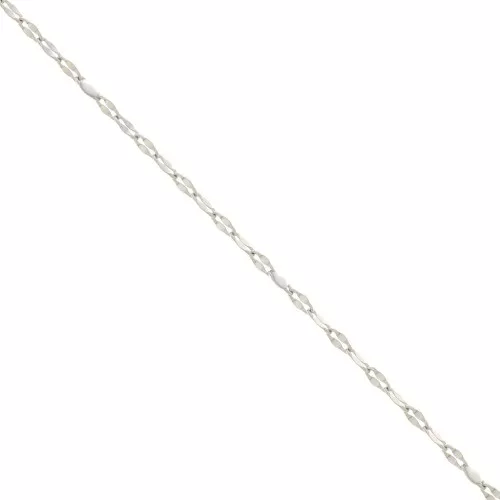 Catena - resina epossidica 1.5 mm - Bianco -Acciaio inossidabile x90cm