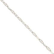 Catena - resina epossidica 1.5 mm - Bianco -Acciaio inossidabile x90cm