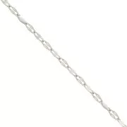 Catena - resina epossidica 1.5 mm - Bianco -Acciaio inossidabile x90cm