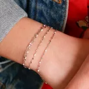 Catena - resina epossidica 1.5 mm - Bianco -Acciaio inossidabile x90cm