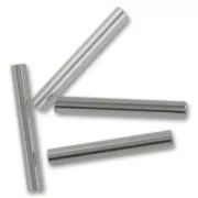 Perla Preciosa, tubetti da 20 mm, Black Diamond Silver Lined, 20 g