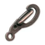 Chiusure a moschettone di sicurezza da 14 mm - Ramato invecchiato x10