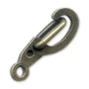 Chiusure a moschettone di sicurezza da 14 mm - Bronzo x10