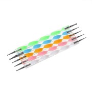 Kit di 5 dotting tools doppia punte - Multicolore|raw }}