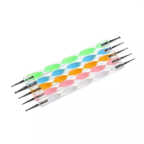Kit di 5 dotting tools doppia punte - Multicolore