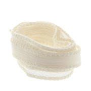 Nastro di seta 10 mm - Ecrù x85cm