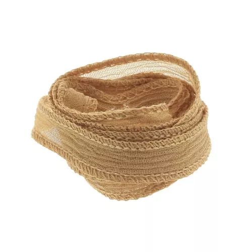 Nastro di seta 10 mm - Caramello chiaro x85cm