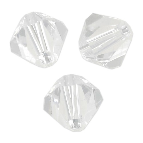 Biconi Preciosa 6 mm - MC Bead Rondell - Crystal x12