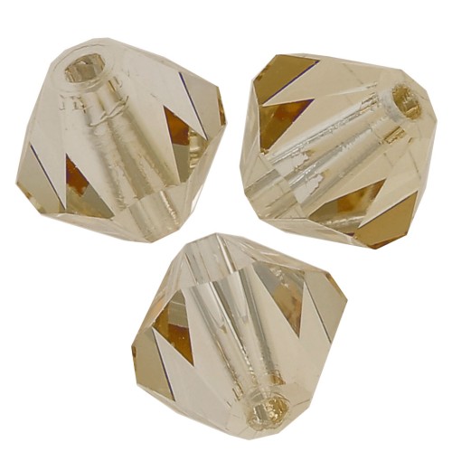 Biconi Preciosa 6 mm - MC Bead Rondell - Crystal Honey x12