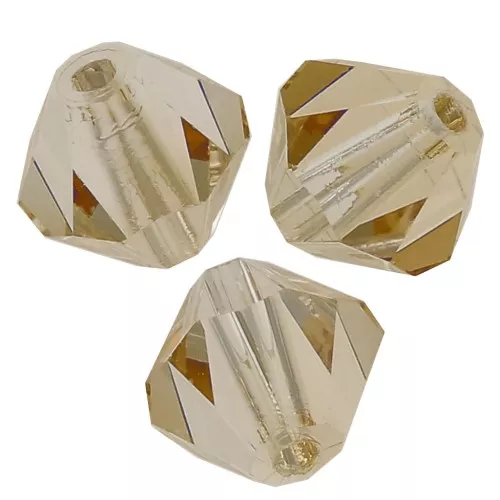 Biconi Preciosa 6 mm - MC Bead Rondell - Crystal Honey x12