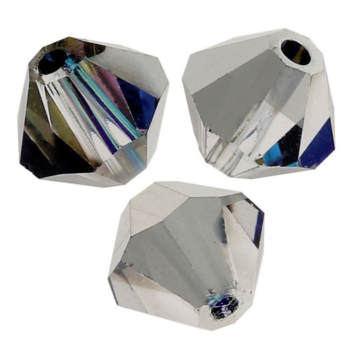 Biconi Preciosa 6 mm - MC Bead Rondell - Crystal Bermuda Blue x12