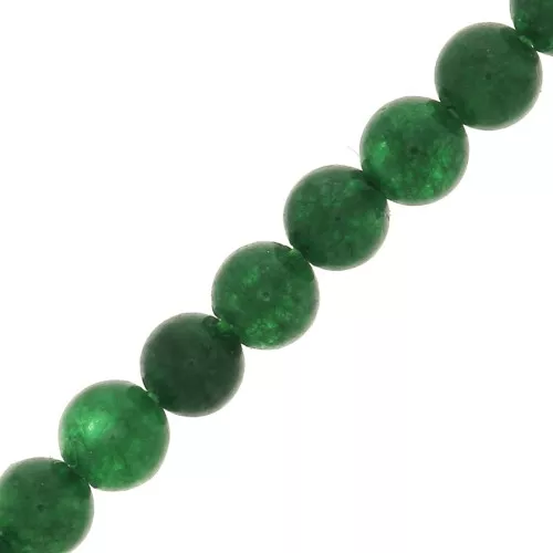 Perline tonde 3mm- Diaspro verte x25
