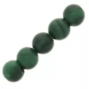 Perle tonde 3 mm pietra gemma - Malachite x25