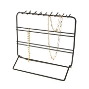 Portegioie- espositore per bijoux 20x21 cm in metallo - Nero x1