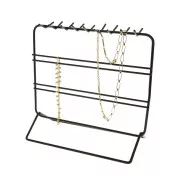 Portegioie- espositore per bijoux 20x21 cm in metallo - Nero x1