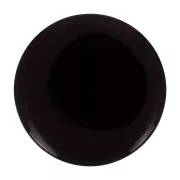 Cabochon tondo piatto 20 mm - Onice nero x1