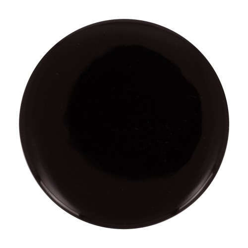 Cabochon tondo piatto 20 mm - Onice nero x1