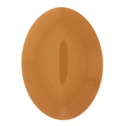 Cabochon ovale in resina opaca 18x13 mm - Mostarda x1