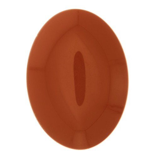 Cabochon ovale in resina opaca 18x13 mm - Terracotta x1