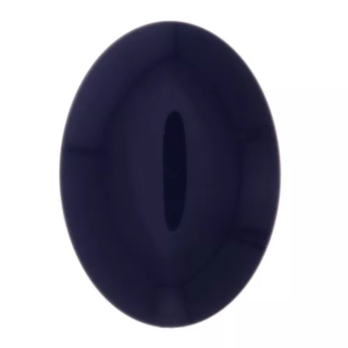 Cabochon ovale in resina opaca 18x13 mm - Blu marina x1