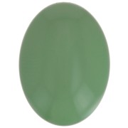 Cabochon ovale in resina opaca 18x13 mm - Verde x1